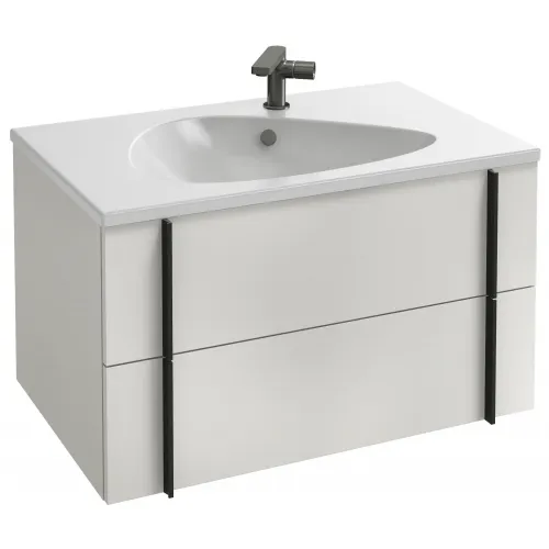 Модуль под раковину Nouvelle Vague 80х45,2х50,8 см, белый блестящий EB3030-G1C Jacob Delafon