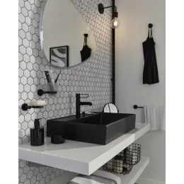 Подвесная раковина Vivienne 61х46,6х12 см, чёрная матовая, санфарфор EXBH112-NGM Jacob Delafon
