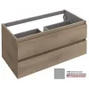 Модуль под раковину Parallel 100х50х44,6 см, 2 ящика, с отв. для сифона, пепельный матовый EB1705-M77 Jacob Delafon