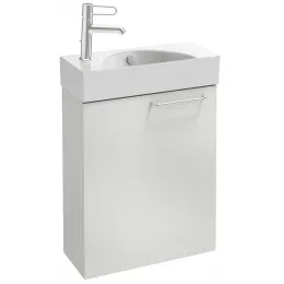 Модуль под раковину Odeon Rive Gauche 48,5х21,3х59,1 см, левосторонний, белый глянцевый, ручка хром EB2581G-R5-N18 Jacob Delafon