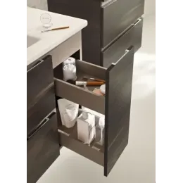 Модуль под раковину Soprano 76х53,5х63,4 см, белый блестящий, 2 ящика, 1 бутылочница EB1333-N18 Jacob Delafon