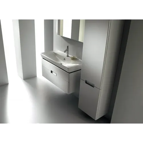 Комплект мебели для ванной Reve 80 см, белый, с 2 ящиками, с подсветкой, подвесной монтаж E4803-00+EB1135-G1C+EB582-NF Jacob Delafon