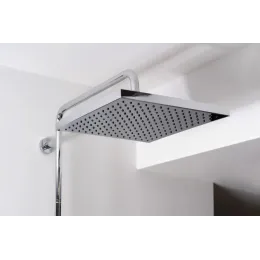 Душевая система Atom E26238-CP 3 режима, 28 см, square, с повор. изливом, термостат, верхний душ, с лейкой E26238-CP Jacob Delafon