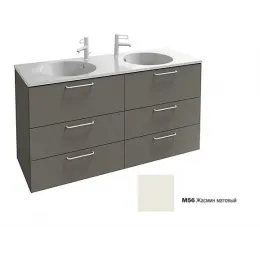 Модуль под раковину Odeon Rive Gauche 140х50,8х73,9 см, 6 ящиков, жасмин матовый, золотые ручки EB2536-R8-M56 Jacob Delafon