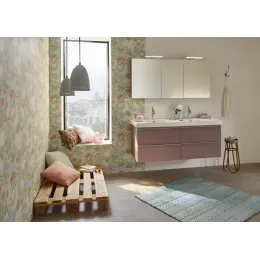 Модуль с раковиной Odeon Up 140 см, серый дуб, подвесной монтаж E4779-00+EB997-E71 Jacob Delafon