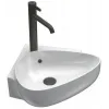 Подвесная раковина Nouvelle Vague 46х46х10 см, 1 отверстие для смесителя, санфарфор, угловая EGL112-00 Jacob Delafon