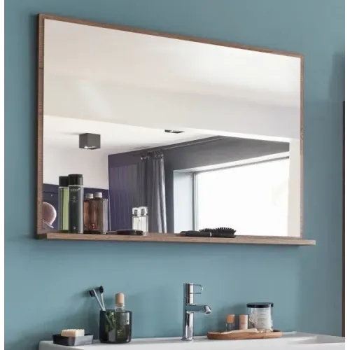 Зеркало Vivienne 98х69,6 см, с полочкой, дуб табак EB1598-E52 Jacob Delafon