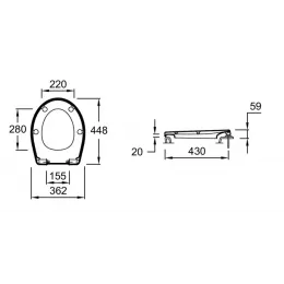 Комплект унитаза с инсталляцией Patio глубина унитаза 54см, клавиша хром глянец, с микролифтом, безободковый E21739RU-00 Jacob Delafon