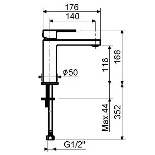 Смеситель для раковины Plumberia Selection TG0053NO