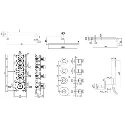 Комплект для ванны PAFFONI Modular Box KITMB019CR141KING