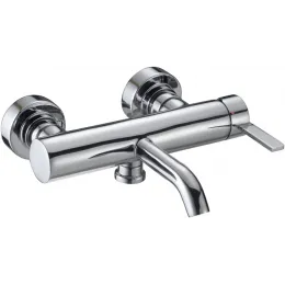 Настенный смеситель Stillness с выходом на душ (без лейки), неповоротный излив E12778-4-CP Jacob Delafon