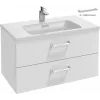 Модуль под раковину Vox 80х46х45,2 см, 2 ящика, белый глянцевый, прямоугольные ручки EB2078-R2-N18 Jacob Delafon