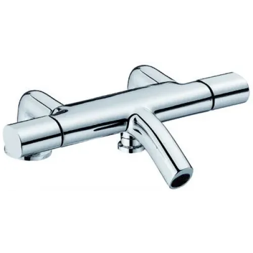 Смеситель на горизонтальную поверхность (деку) с изливом Talan с выходом на душ (без лейки), на 2 отв. E10107-CP Jacob Delafon