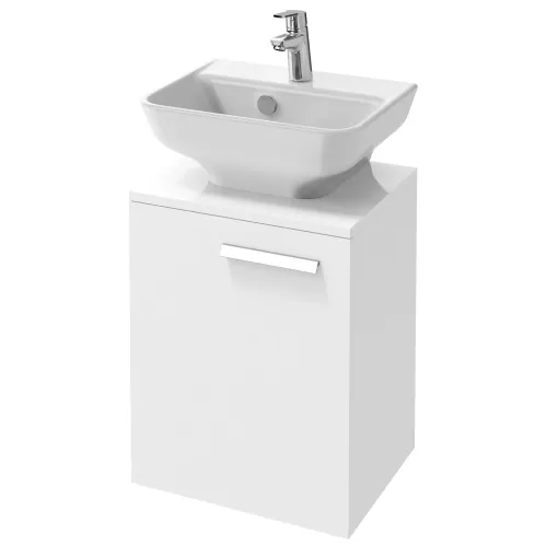 Модуль под раковину Struktura 45х35,3х57,6 см, левосторонний, белый глянцевый EB1397G-N18 Jacob Delafon