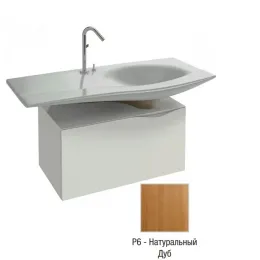 Модуль с раковиной Stillness 120 см, натуральный дуб, 1 основной ящик, 1 внутренний ящичек, подвесной монтаж E1292-09-00+EB2002-P6 Jacob Delafon
