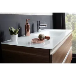 Мебельная раковина Vox 100х46 см, левосторонняя, белая глянцевая EB2103-DD1 Jacob Delafon