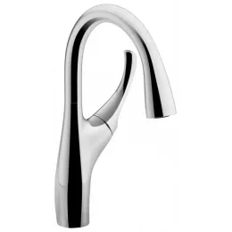 Смеситель для кухни с выдвижной лейкой Suzanne поворотный излив E72511-CP Jacob Delafon