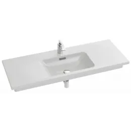 Модуль с раковиной Vox 120 см, ореховое дерево, 3 выдвижных ящика, прямоуг. ручки, 1 отверстие под смеситель, подвесной монтаж EXAB112-Z-00+EB2091-R2-E16 Jacob Delafon