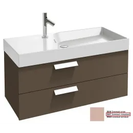 Модуль под раковину Rythmik 99,5х45х42,4 см, 2 ящика, бежевый глянцевый EB1304-G97 Jacob Delafon