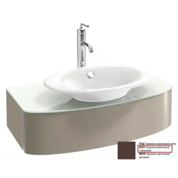 Модуль под раковину Presqu'ile 83х45х21,8 см, 1 ящик, ледяной коричневый лак EB1106-N23 Jacob Delafon
