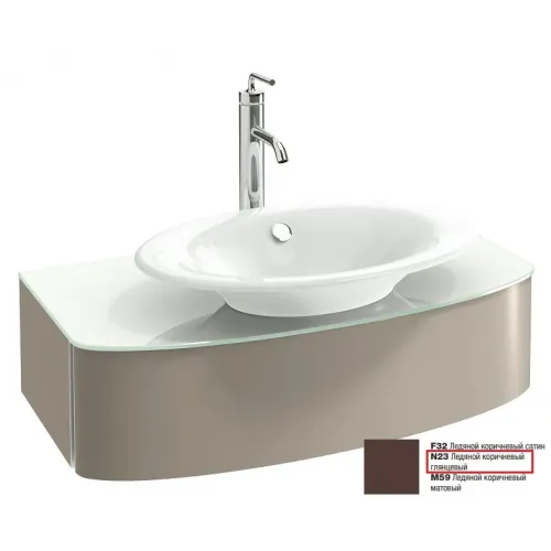 Модуль под раковину Presqu'ile 83х45х21,8 см, 1 ящик, ледяной коричневый лак EB1106-N23 Jacob Delafon