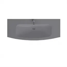 Мебельная раковина Nona 121х49,1 см, стекло, матовый серый EB1886RU-DE4 Jacob Delafon