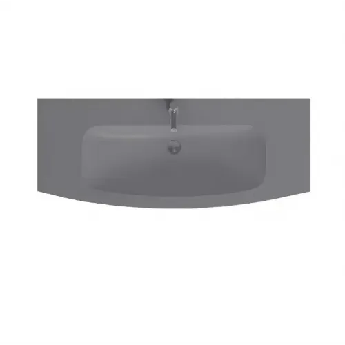 Мебельная раковина Nona 121х49,1 см, стекло, матовый серый EB1886RU-DE4 Jacob Delafon