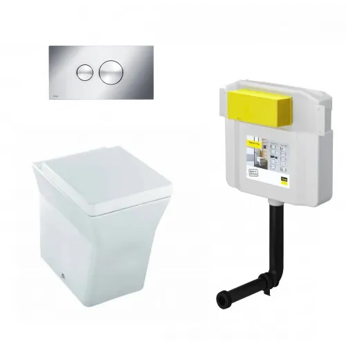 Комплект с инсталляцией Reve микролифт, быстросъемное, с микролифтом E4813-00+596323+622220 Jacob Delafon