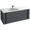 Модуль под раковину Nouvelle Vague 120х50,7х45,5 см, 2 ящика, серый антрацит матовый EB3036-S17 Jacob Delafon