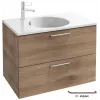 Модуль под раковину Odeon Rive Gauche 80х50,8х56,8 см, 2 ящика, квебекский дуб, ручки - медный EB2522-R7-E10 Jacob Delafon