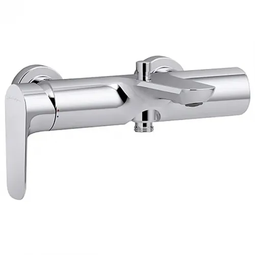 Настенный смеситель Aleo неповоротный излив, с выходом на душ (без лейки) E72282-CP Jacob Delafon