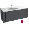 Модуль под раковину Nouvelle Vague 120х50,8х45,2 см, 2 ящика + 1 боковой ящик, малиновый матовый EB3036-M75 Jacob Delafon