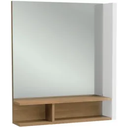 Комплект мебели для ванной Terrace 60 см, белый блестящий лак, с полочкой, подвесной монтаж, с подсветкой EXE112-00+EB1180D-NF+EB1185-G1C Jacob Delafon