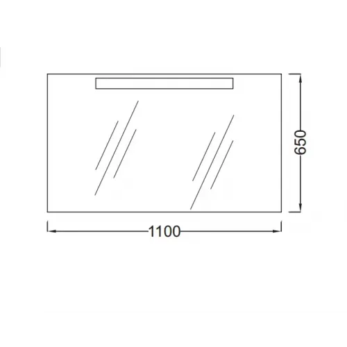 Зеркало Presqu'ile 110х65 см, с подсветкой EB1110-NF Jacob Delafon