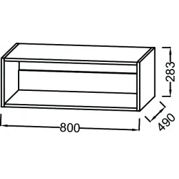 Тумба для ванной Odeon Rive Gauche белый, подвесной монтаж 80х49 см EB2517-N18 Jacob Delafon