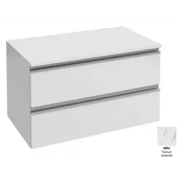 Тумба для ванной Vox белый мрамор, подвесной монтаж 80х46,5 см EB2061-RA-NR4 Jacob Delafon