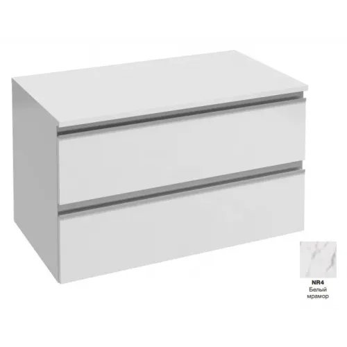 Тумба для ванной Vox белый мрамор, подвесной монтаж 80х46,5 см EB2061-RA-NR4 Jacob Delafon