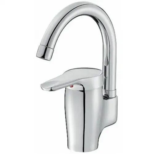 Смеситель для умывальника Kandel поворотный излив, без донного клапана E661RU-CP Jacob Delafon