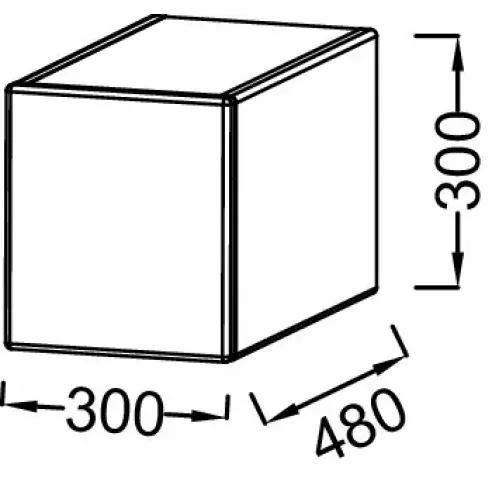 Тумба для ванной Terrace аквамарин сатин, подвесной монтаж 30х48 см EB1744-S50 Jacob Delafon