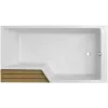 Акриловая ванна Bain-Douche Neo 150х80 см, правосторонняя, асимметричная E6D119R-00 Jacob Delafon