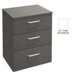 Тумба для ванной Vox 3 ящика, белый глянцевый 60х46 см EB2067-R1-G1C Jacob Delafon