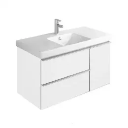 Модуль под раковину Odeon Up 102х48,5х53 см, белый блестящий, производство Франция EB891-N18 Jacob Delafon