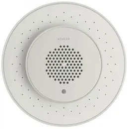 Лейка верхнего душа Moxie 13 см, round, хром / белый, без держателя 9245D-CP Jacob Delafon