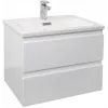 Модуль под раковину Madeleine 60,4х46,2х45,2 см, 2 ящика, встроенные ручки, белый матовый EB2052-J51 Jacob Delafon