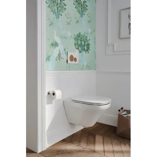 Подвесной унитаз Modern Life 36х54 см, безободковый, без сиденья E77725-0 Jacob Delafon