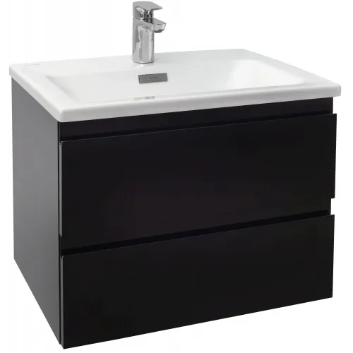 Модуль под раковину Madeleine 60,4х46,2х45,2 см, 2 ящика, встроенные ручки, черный матовый EB2052-J53 Jacob Delafon