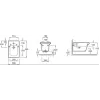 Биде Stillness 38х58,5 см, подвесное, крышка в комплекте E1304-00 Jacob Delafon
