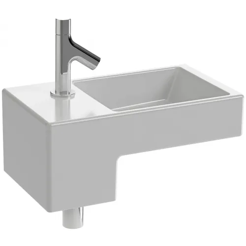 Подвесная раковина Terrace 49х28х21,2 см, с подсветкой по краю, санфарфор GA012K-00 Jacob Delafon