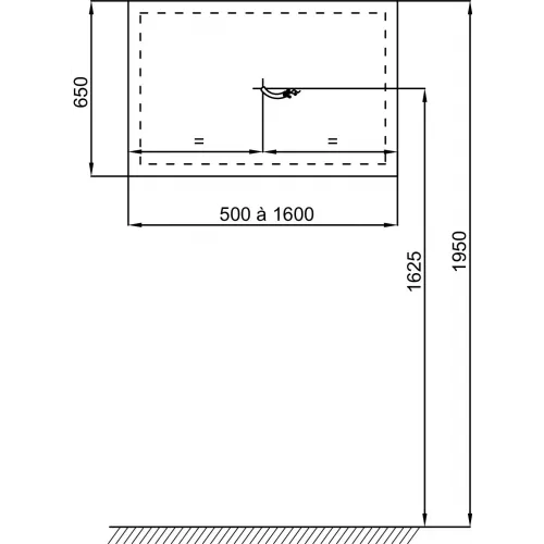 Зеркало 140х65 см, с подсветкой, с подогревом EB1476-NF Jacob Delafon