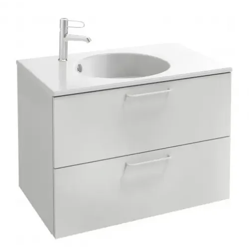 Модуль под раковину Odeon Rive Gauche 80х50,8х56,8 см, белый меламин, белые ручки EB2522-R6-N18 Jacob Delafon